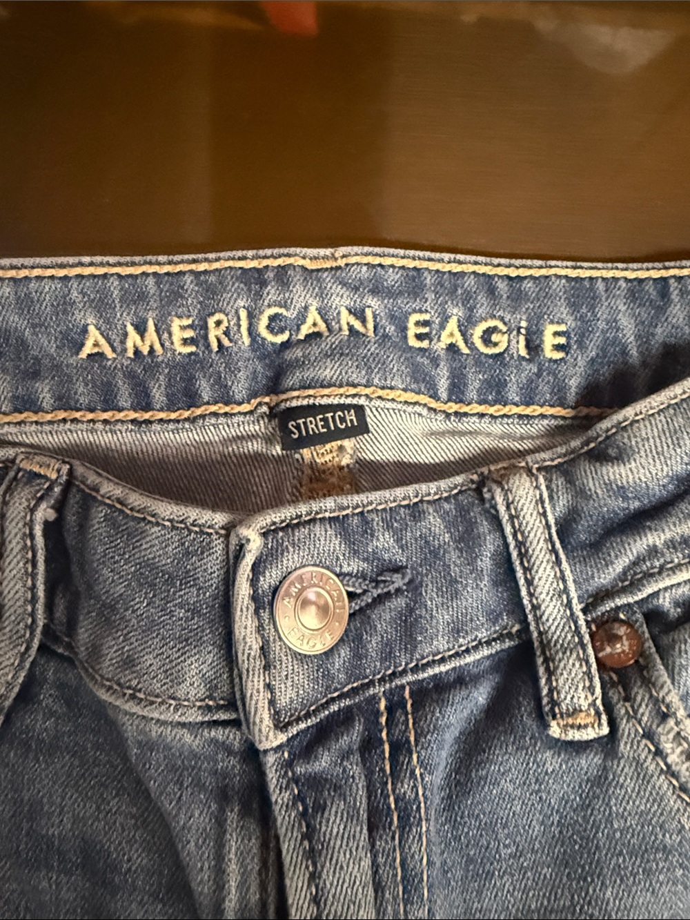 American Eagle Outfitters Light Blue Stretch Denim
Size000